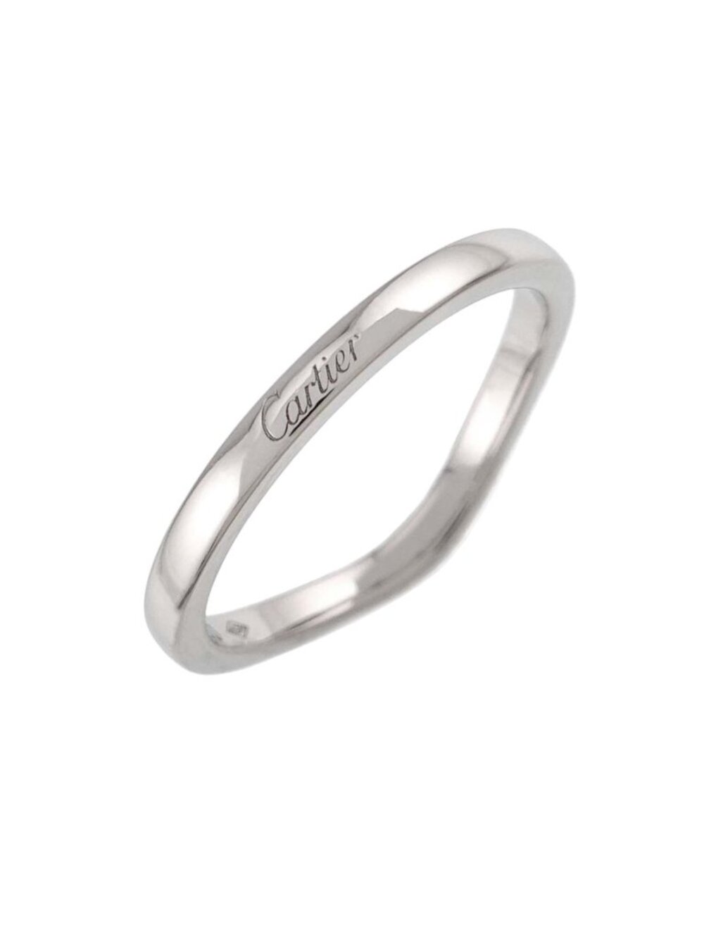 Cartier Ballerina Curve 53 Ring Platinum